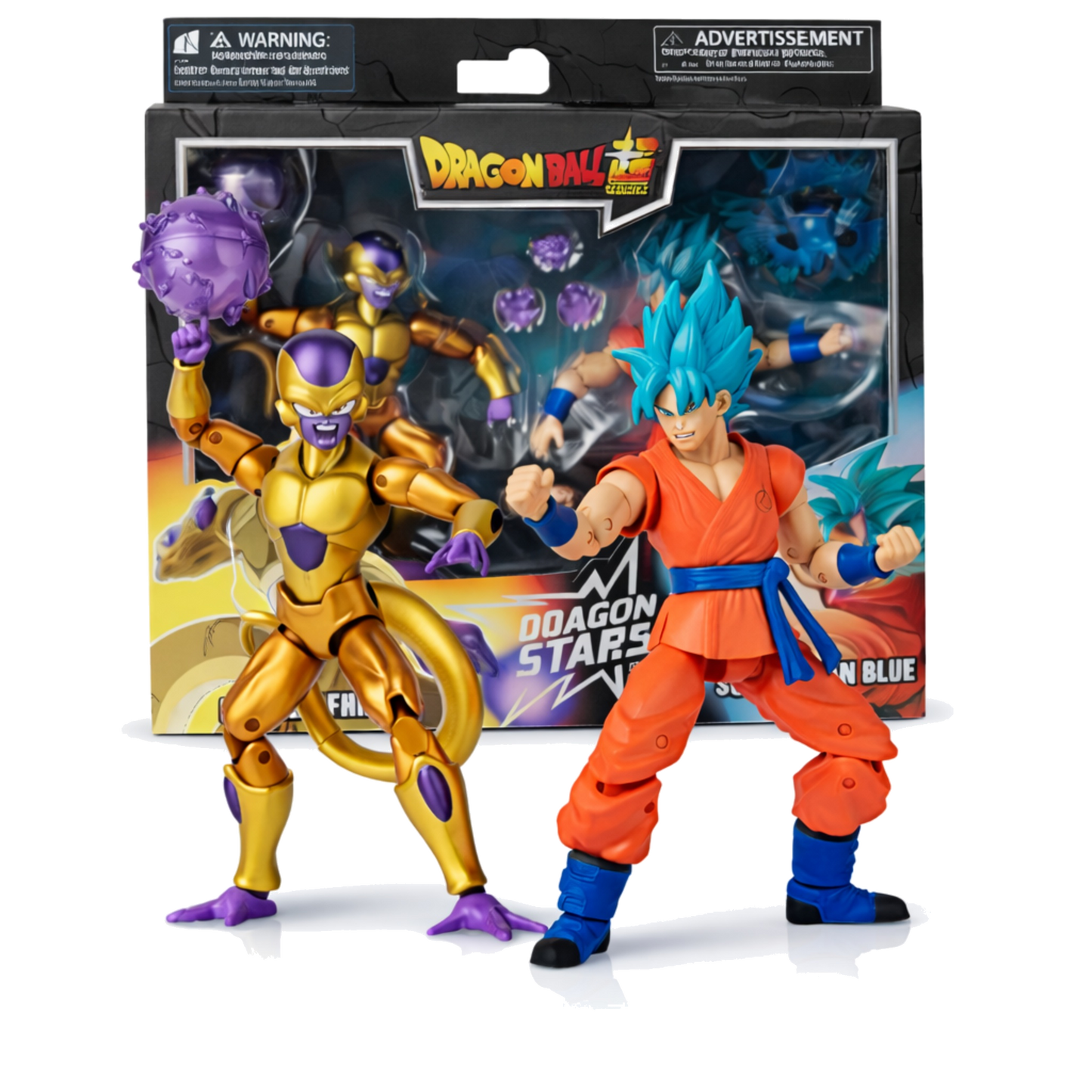 Dragon Ball - Golden Frieza vs. Blue Goku SSJ (Dragon Stars) Actionfigures