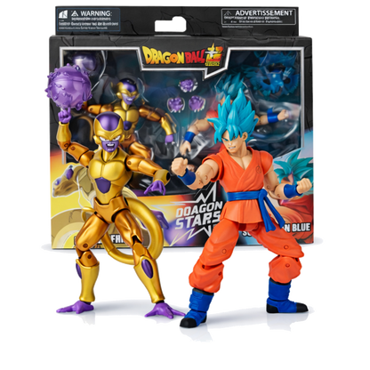 Dragon Ball - Golden Frieza vs. Blue Goku SSJ (Dragon Stars) Actionfigures